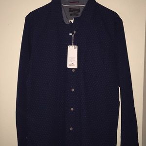 Denim&Flower dress Shirt